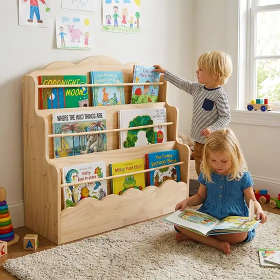 Amdermi 3-Tier Scalloped Montessori Kids… — Photo 4