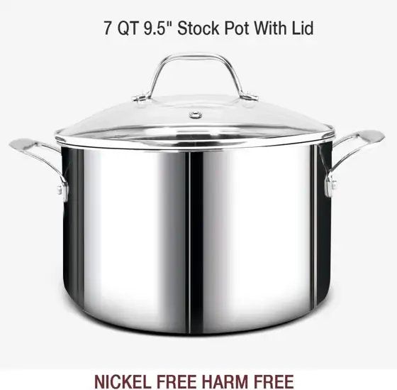 HOMICHEF 14-Piece Nickel Free Stainless… — Photo 3