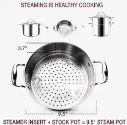 HOMICHEF 14-Piece Nickel Free Stainless… — Photo 4