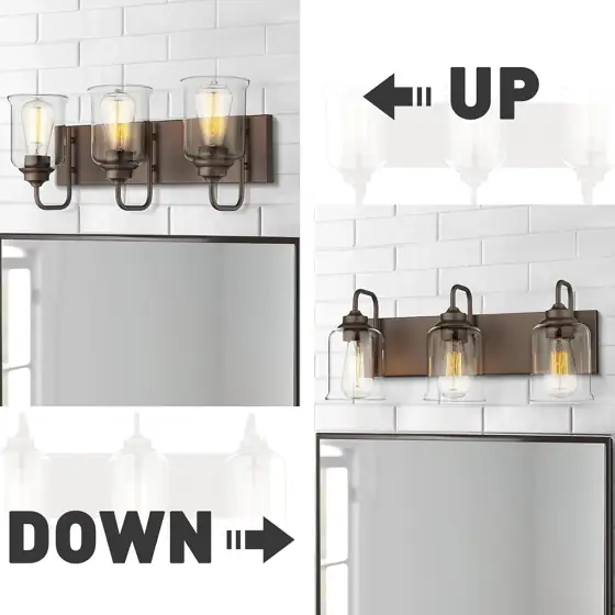 zeyu 3-Light Bathroom Vanity Light,… — Photo 3
