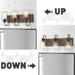 zeyu 3-Light Bathroom Vanity Light,… — Photo 3
