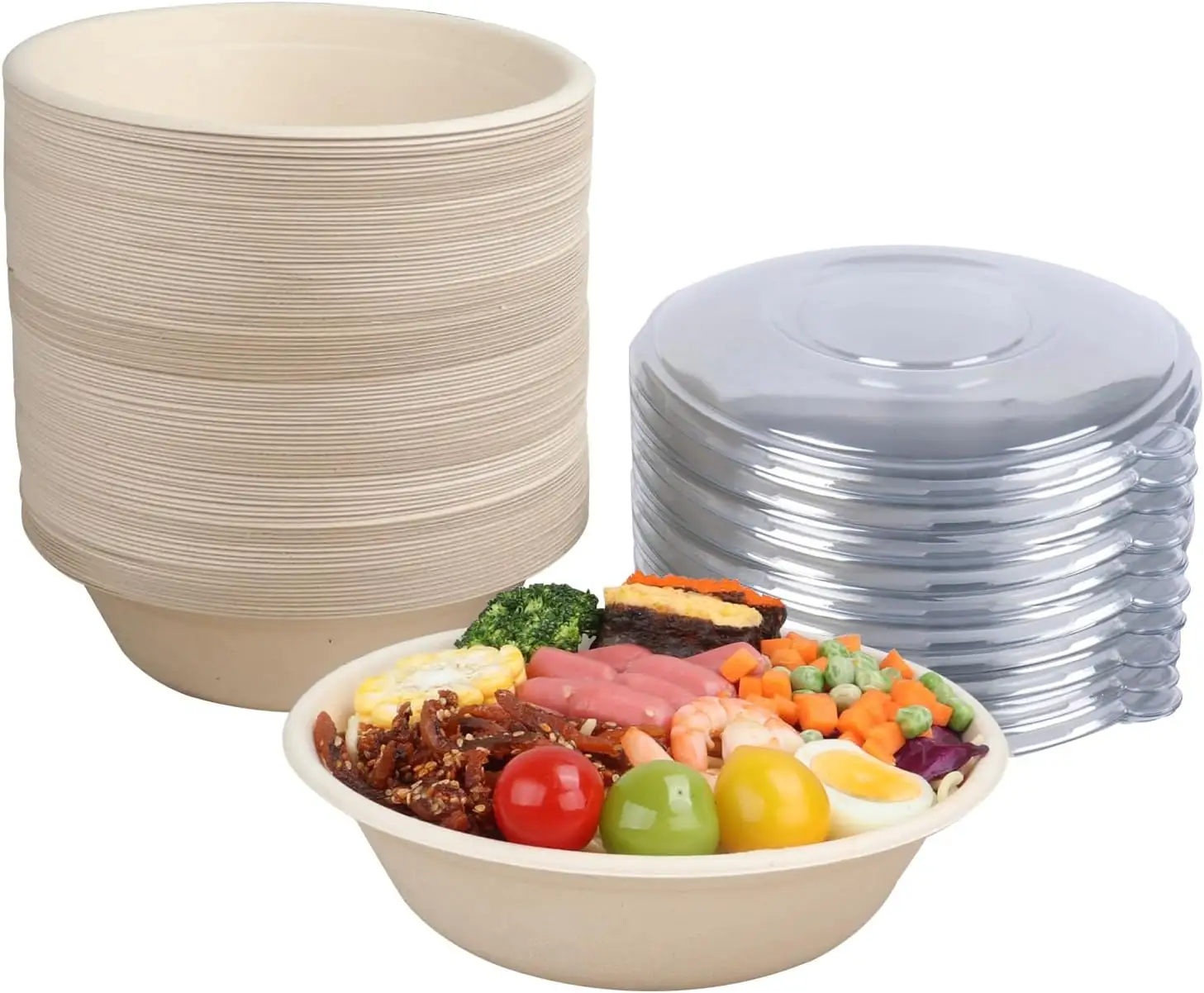 32 oz Disposable salad bowls… — Photo 1
