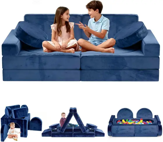 12pcs Modular Kids Play Couch,… — Photo 1