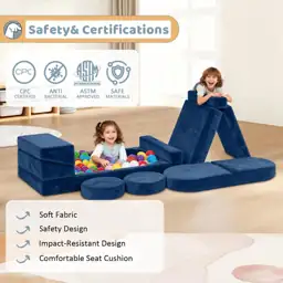 12pcs Modular Kids Play Couch,… — Photo 3