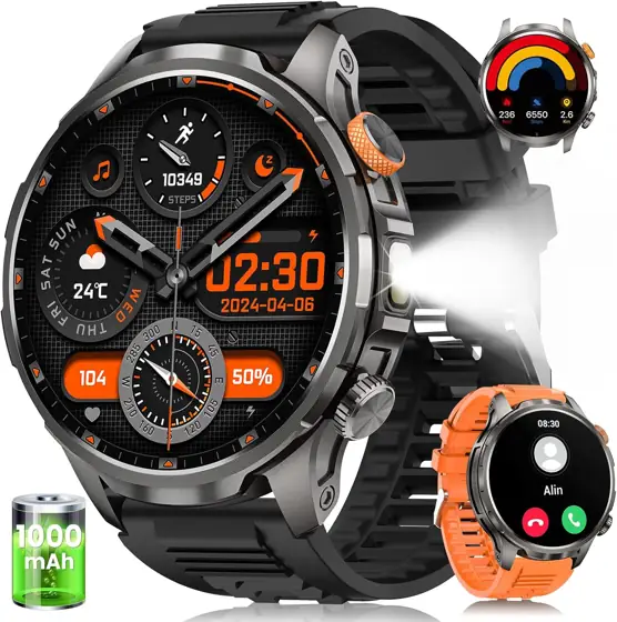 Smartwatch for Men, 100-Day Battery,… — Photo 1