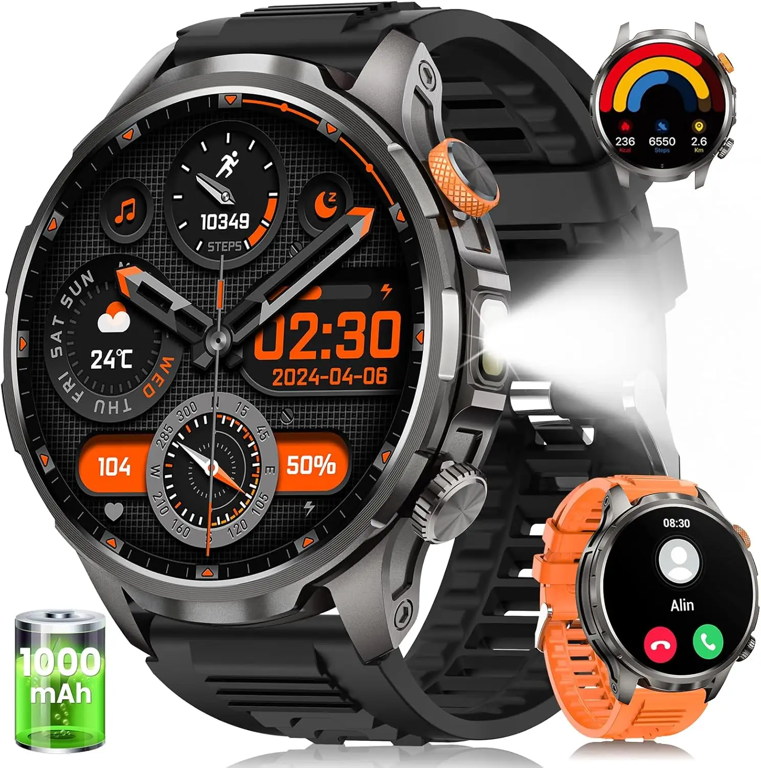 Smartwatch for Men, 100-Day Battery,… — Photo 1