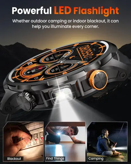 Smartwatch for Men, 100-Day Battery,… — Photo 2