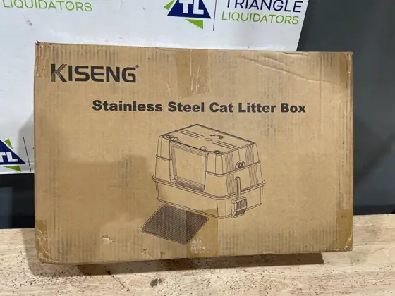 Stainless Steel Litter Box with… — Photo 6