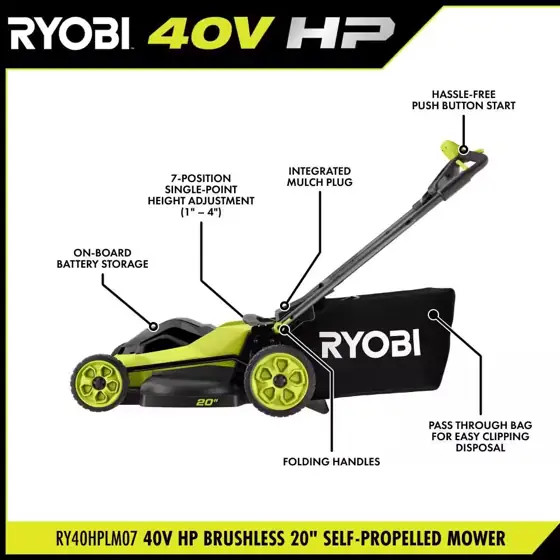 RYOBI 40V HP Brushless 20… — Photo 4