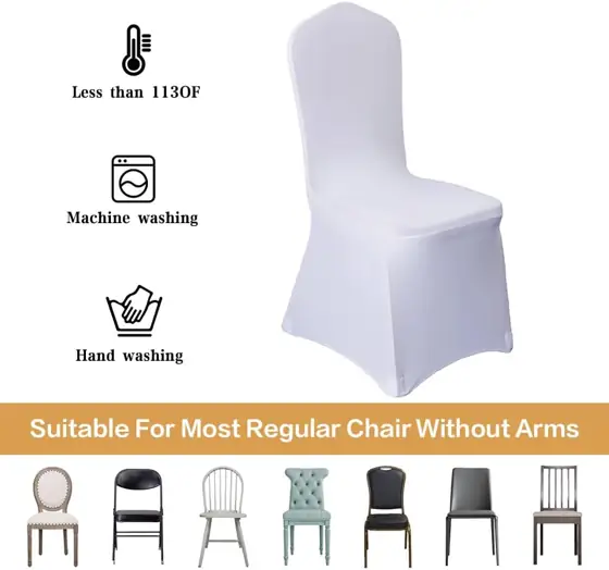 100 Pcs White Washable Removable… — Photo 4