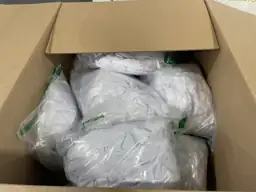 100 Pcs White Washable Removable… — Photo 6