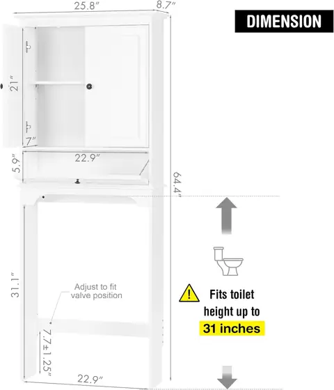 Spirich Bathroom Over the Toilet… — Photo 2
