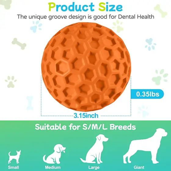 havit Indestructible Squeaky Balls for… — Photo 2