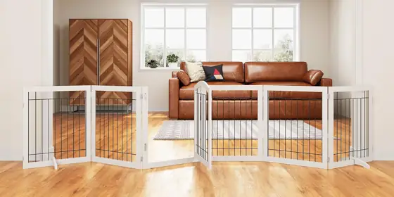 PAWLAND Dog Gate Indoor with… — Photo 1