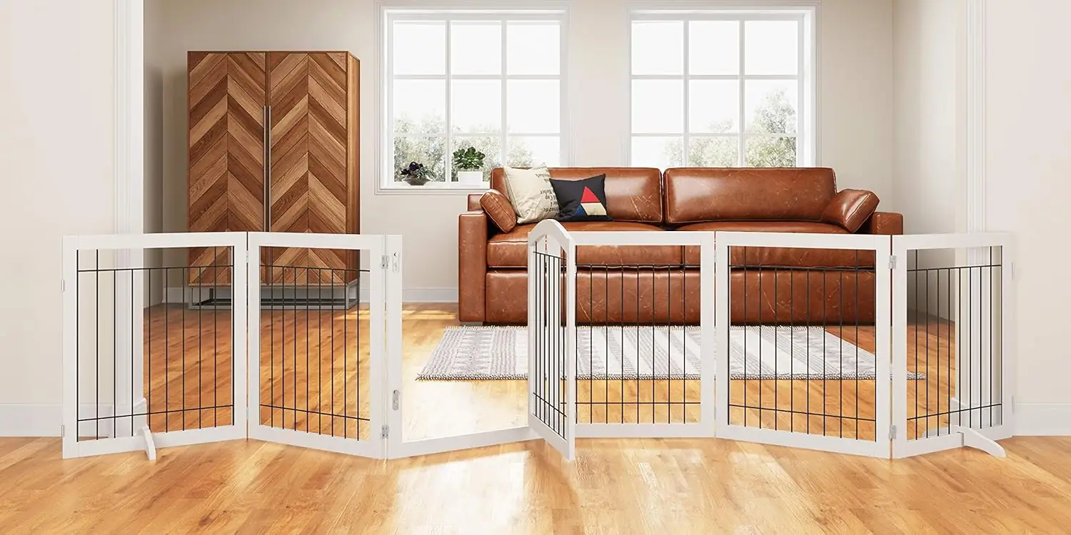PAWLAND Dog Gate Indoor with… — Photo 1