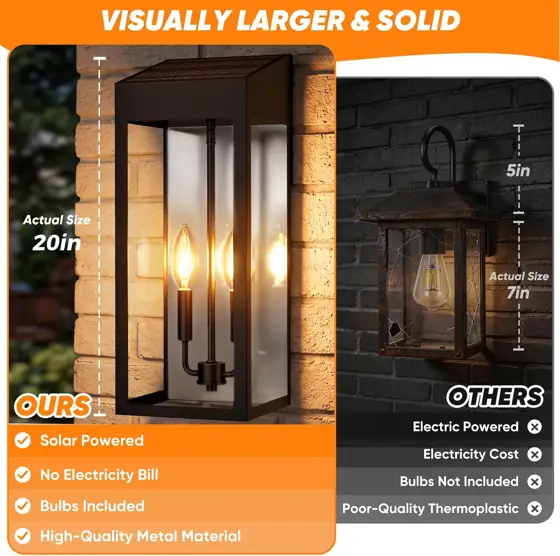 20" Extra Large Outdoor Solar… — Photo 4