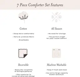 Laura Ashley King Comforter Set,… — Photo 3
