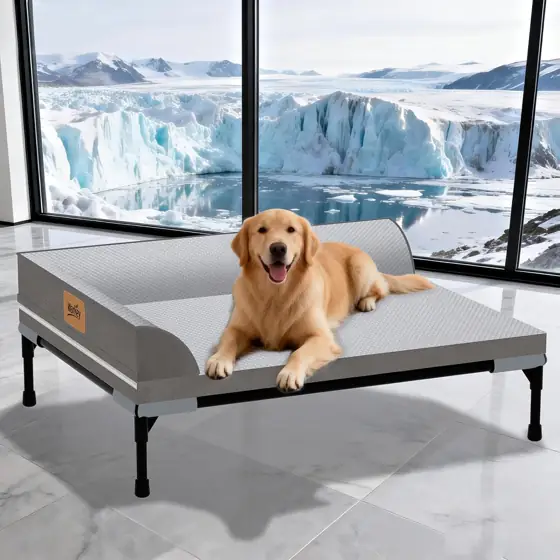Elevated Cooling Dog Bed, Orthopedic… — Photo 1