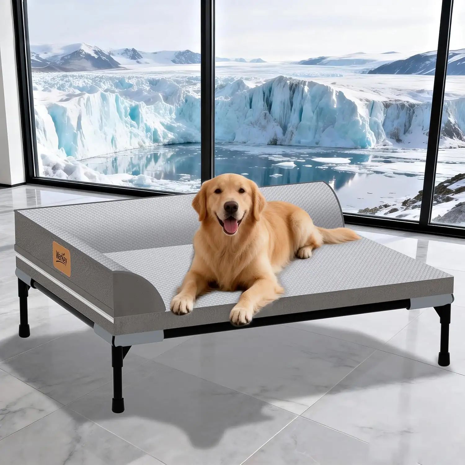 Elevated Cooling Dog Bed, Orthopedic… — Photo 1