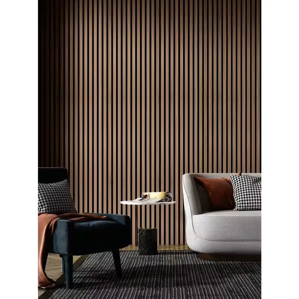 Art3d Walnut Wood Slat Acoustic… — Photo 1