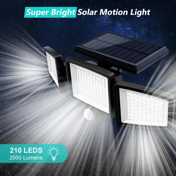 Tuffenough Solar Outdoor Lights 2500LM… — Photo 3