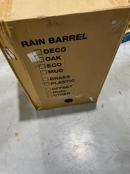 50 Gal. Rain Barrel Black… — Photo 10