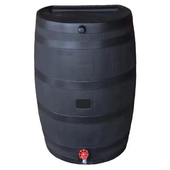 50 Gal. Rain Barrel Black… — Photo 1