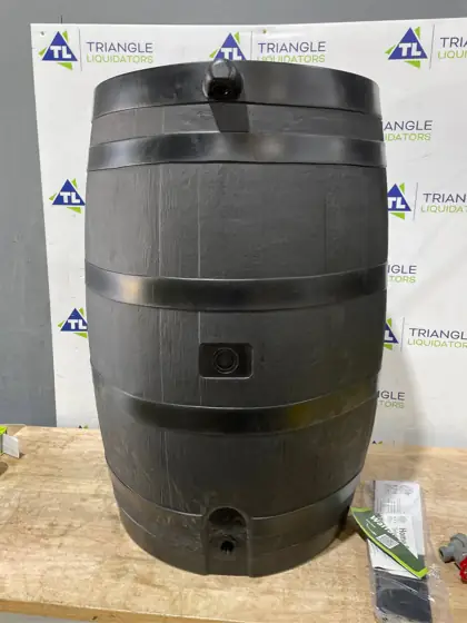 50 Gal. Rain Barrel Black… — Photo 5