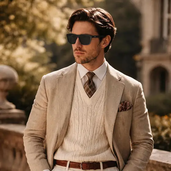 CARFIA Curved Acetate Polarized Sunglasses… — Photo 2