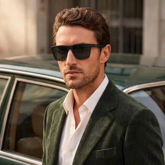 CARFIA Curved Acetate Polarized Sunglasses… — Photo 3