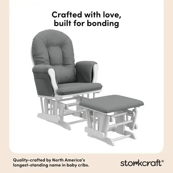 Storkcraft Premium Hoop Glider &… — Photo 4