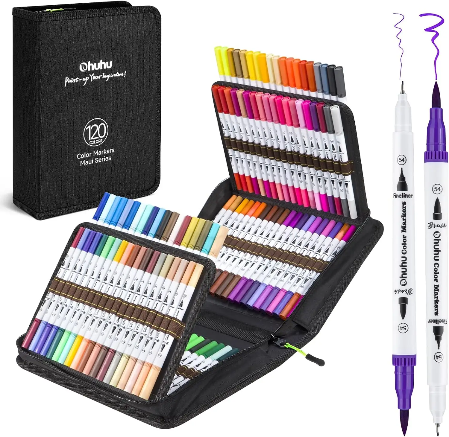Ohuhu Adult Coloring Book Markers… — Photo 1
