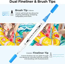 Ohuhu Adult Coloring Book Markers… — Photo 4