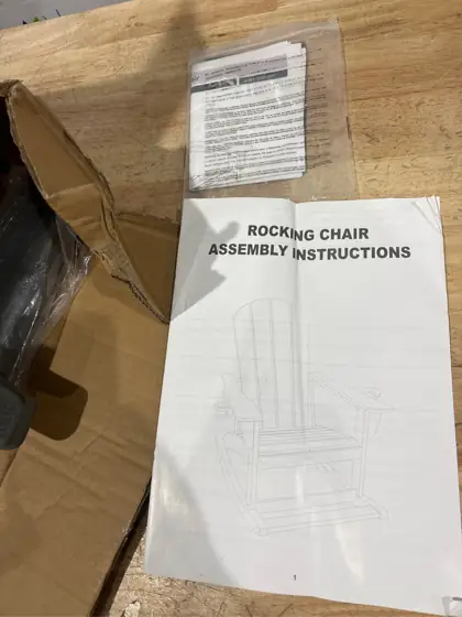 Adirondack Rocking Chair HDPE Cup… — Photo 6