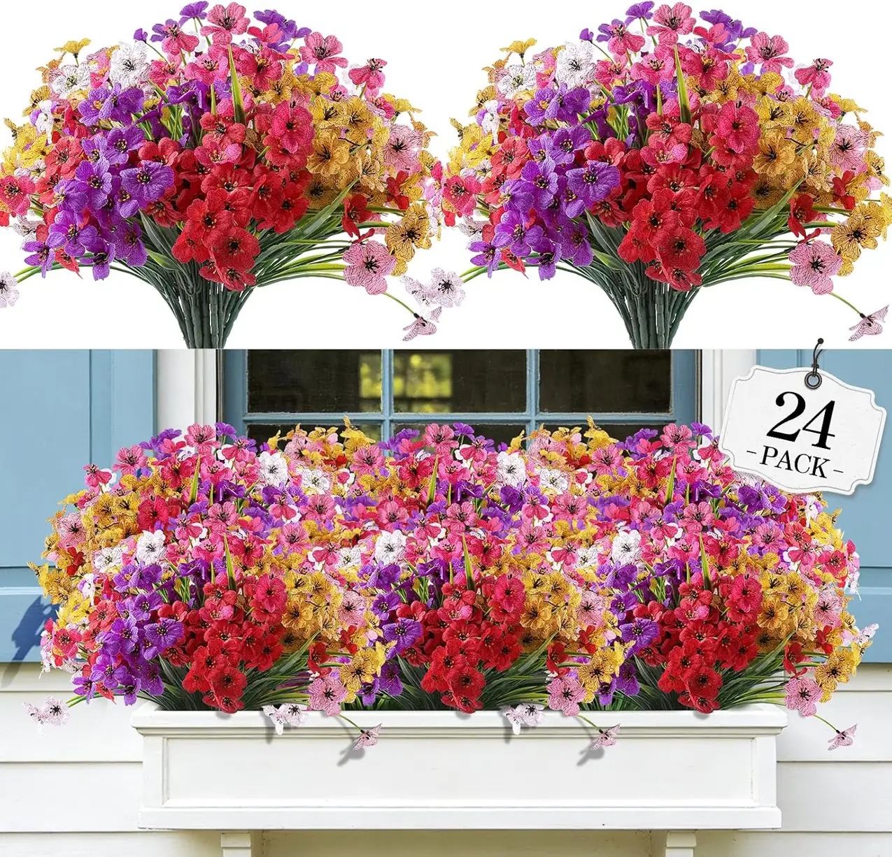 AGIRL Artificial Flowers Outdoor UV… — Photo 1