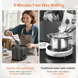 venpow Candle Wax Melter with… — Photo 3