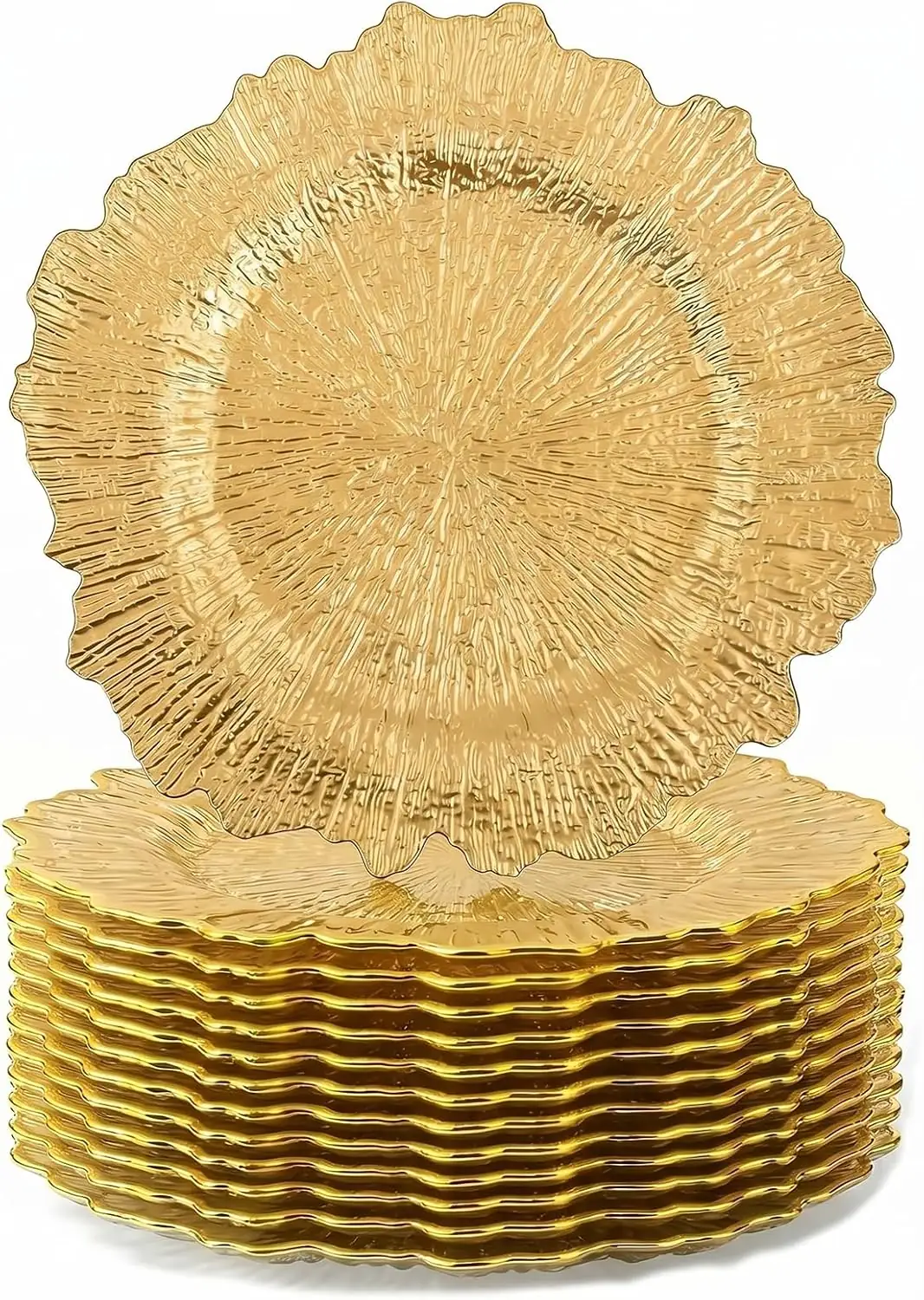 24 Pack Gold Charger Plates,… — Photo 1
