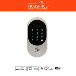 Hubspace Satin Nickel Round Biometric… — Photo 1