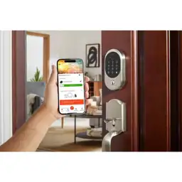Hubspace Satin Nickel Round Biometric… — Photo 2