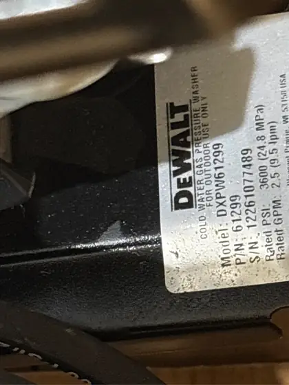 DEWALT 3600 PSI 2.5 GPM… — Photo 8
