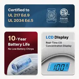 X-SENSE 10-Year Battery Smoke and… — Photo 2