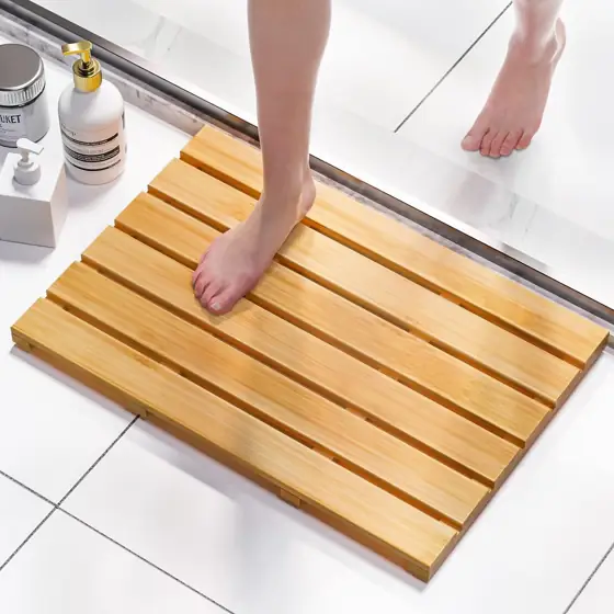 Domax Bamboo Bath Mat -… — Photo 1