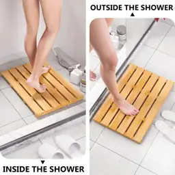 Domax Bamboo Bath Mat -… — Photo 2