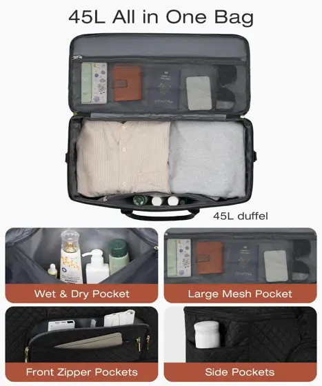 Travel Duffle Bag, Wide-Open for… — Photo 2