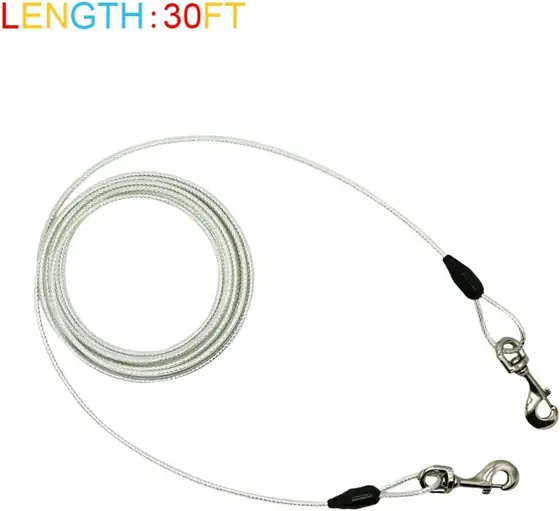 Petest 30ft Reflective Tie-Out Cable… — Photo 2