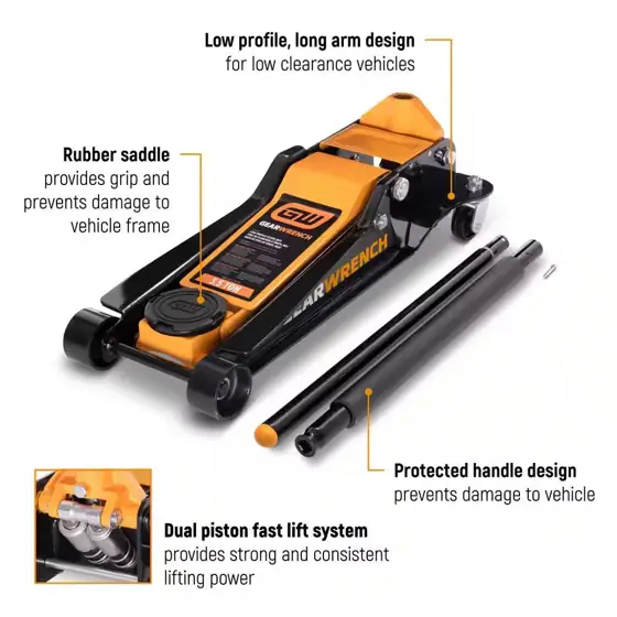 3-1/2-Ton Low Profile Floor Jack… — Photo 2