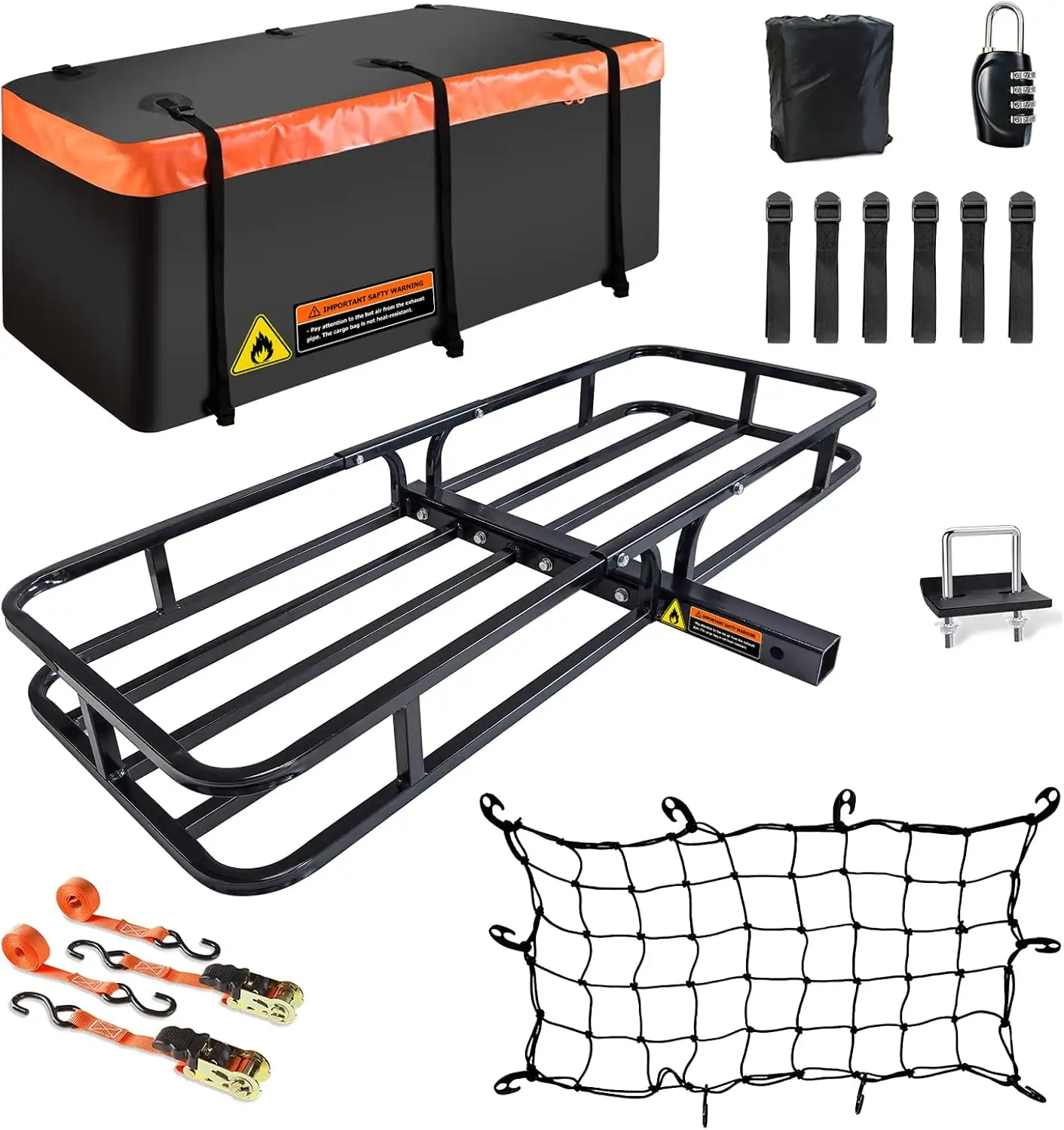 Hitch Mount Cargo Carrier Rack… — Photo 1
