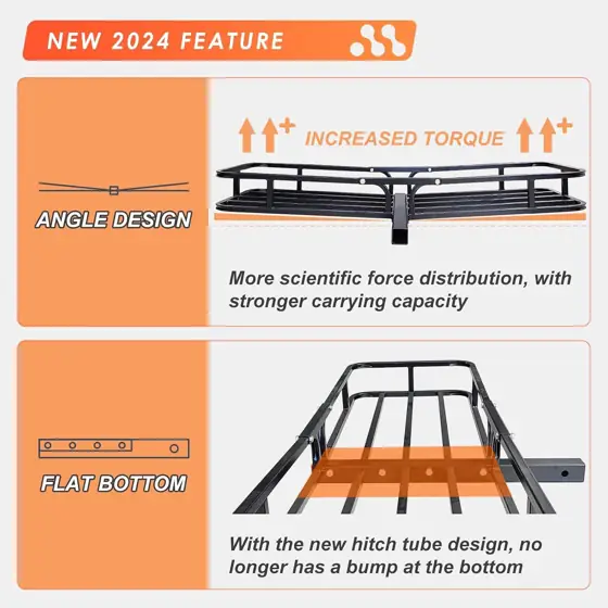 Hitch Mount Cargo Carrier Rack… — Photo 2