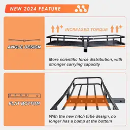 Hitch Mount Cargo Carrier Rack… — Photo 2