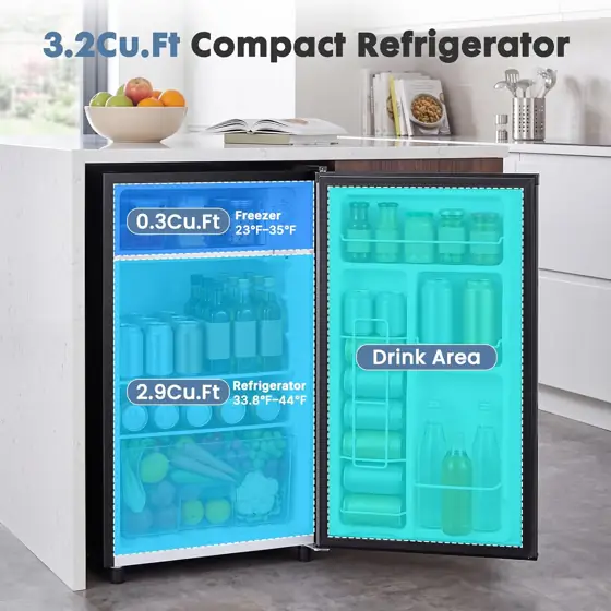 DUMOS 3.2 Cu Ft Mini… — Photo 2